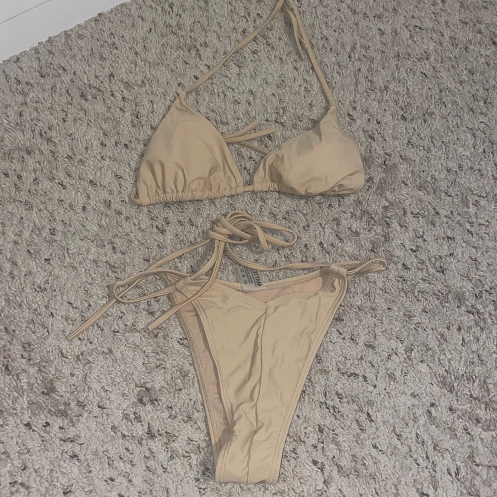 Nude wrap bikini
